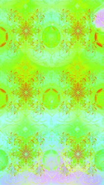 Raster Modaya uygun kumaş deseni. Yeşil ve nötr renklerde şirin çiçek desenleri. Renkli Bahar Teması eskiz kalıbı. Düz Çiçek Elementleri Tasarımı.