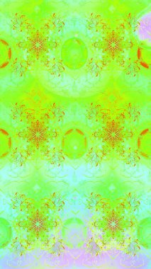 Raster Modaya uygun kumaş deseni. Yeşil ve nötr renklerde şirin çiçek desenleri. Renkli Bahar Teması eskiz kalıbı. Düz Çiçek Elementleri Tasarımı.