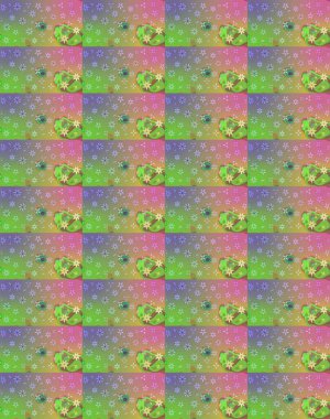 Güzel suluboya yaz çiçekleri deseni..