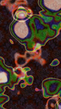 Bahar çiçekleriyle güzel bir çiçek deseni çizmişsin. Raster illüstrasyonu. Güzel kumaş deseni.