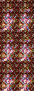 Tatil havası. Nazik romantik baskı. Raster güzel bir çiçek deseni çizmiş. Kahverengi renkli çiçekler. Bahar mevsimi.