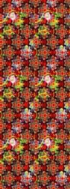 Doğal kozmetik ürünleri, parfüm, çiçekçi dükkanı için bahar ihalesi tasarımı. Kırmızı ve siyah lale çiçekli Raster eskiz deseni. Paket kağıdı için en iyisi. Karşılama ya da düğün geçmişi olarak kullanılabilir.