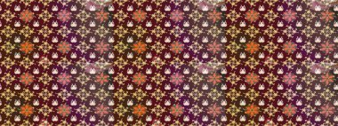 El çizimi Raster çizimi. Karalama elementleri. Çizim çiçek deseni duvar kağıdı, web sitesi arkaplanı, paket kağıdı, davetiye, broşür, pankart veya web sitesi için kullanılabilir.