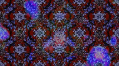 Çiçekli karalama şeklinde Raster çiçek deseni. Nazik, narin çiçek arkaplanı. Kahverengi renkte çiçekler.