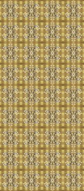 Tekrarlayan elementlerle soyut arkaplan oluşturun. Raster illüstrasyonu. Tarafsız, bej ve kahverengi renklerde altın sarısı elementler. Kusursuz, klasik altın desen..