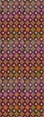 Renkli Bahar Teması eskiz kalıbı. Çocuk stili. Çiçekli eskiz arkaplanı. Düz Çiçek Elementleri Tasarımı.