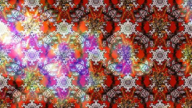 Kahverengi ve nötr arkaplanda. Çocuksu tasarım. Tekstil, kumaş, ambalaj, hatıra defteri için hoş bir çiçek arkaplanı. Elle çizilmiş karalama çiçekleri ile Raster çizim deseni.