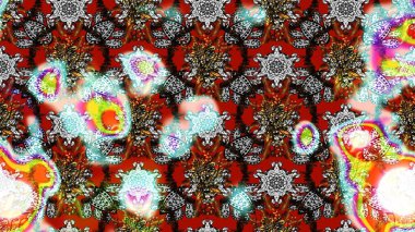 Raster suluboya çiçek deseni, narin çiçekler, gri ve kırmızı çiçekler, tebrik kartı şablonu. Raster Güzel kumaş deseni.