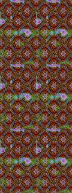 Küçük kahverengi çiçekli oldukça eski bir besin torbası deseni. Millefleur 'lar. Tekstil, kumaş, kapaklar, duvar kağıtları, baskı, paket, koleksiyon defteri, örgü, dekupaj için çiçek arkaplanı..