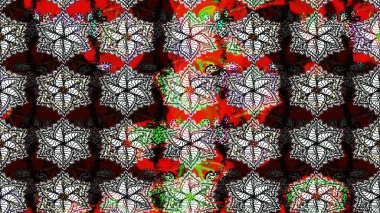 Düz Çiçek Elementleri Tasarımı. Siyah renkli çiçekler. Renkli Bahar Teması eskiz kalıbı. Güzel çiçek deseni..