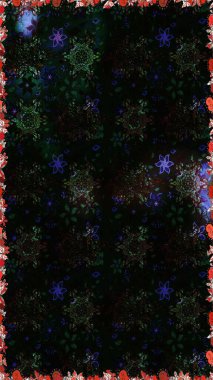 Raster deseni. Organik elementler. Suluboya etkisi. Botanik kusursuz desen.