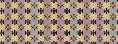 Bej ve gri renkli çiçekler. El çizimi. Suluboya çizimi. Çiçekli çizim deseni.