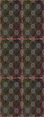 Şirin çiçek elementleri. Kusursuz desenli, modaya uygun kumaş deseni. Raster illüstrasyonu. Düz Çiçek Elementleri Tasarımı. Renkli Bahar Teması Kusursuz Arkaplan.