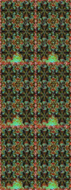 Duvar kâğıdı barok, İspanyol kumaşı. Çiçek deseni. Şık bir grafik desen. Kahverengi ve gri renklerde altın elementler. Kusursuz raster arkaplanı.