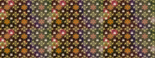 Raster Şirin kumaş deseni. Renkli Bahar Teması eskiz kalıbı. Düz Çiçek Elementleri Tasarımı. Eskiz klasiği.