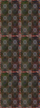 Şirin çiçek elementleri. Kusursuz desenli, modaya uygun kumaş deseni. Raster illüstrasyonu. Düz Çiçek Elementleri Tasarımı. Renkli Bahar Teması Kusursuz Arkaplan.