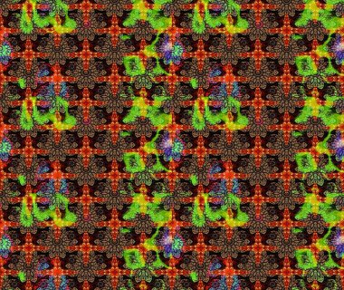 Renkli Bahar Teması eskiz kalıbı. Düz Çiçek Elementleri Tasarımı. Raster illüstrasyonundaki çiçek desenli çizim. Siyah renkte çiçekler.