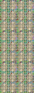 Klasik klasik klasik arka plan. Geleneksel oryantasyon süsü. Kusursuz klasik raster nötr, bej ve altın desenli.