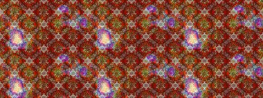 Küçük çiçekteki sevimli çiçek deseni. Güzel kumaş deseni. Güzel karalamalı çiçek desenli çizim. Raster illüstrasyonu.