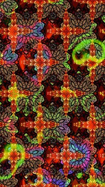 Küçük çiçekte güzel bir çiçek deseni var. Çiçekli çiçek deseni, suluboya. Raster deseni.