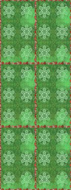 Güzel kumaş deseni. Raster suluboya çiçek deseni, narin çiçekler, yeşil ve nötr çiçekler, tebrik kartı şablonu.