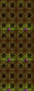 Vadinin renkleri. Raster çiçek desenleri çiziyor..