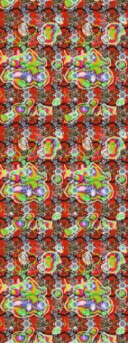 Kartlar, davetiyeler, tarih kartları ve daha fazlası için kullanılabilir. Raster şirin suluboya çiçek desenleri çiziyor. Büyük bir suluboya çiçek seti..