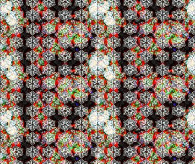 Çiçek desenli raster, nötr çizgi grafik desenli soyut raster arkaplan. Modern stil dokusu.