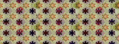 Çiçek desenli raster, gri ve nötr çizgi grafik desenli soyut raster arkaplan. Modern stil dokusu.