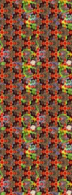 Güzel kumaş deseni. Güzel suluboya yaz çiçekleri deseni..