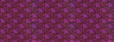 Mor ve kahverengi renklerde. Raster illüstrasyonu. Mor ve kahverengi renkte mor ve kahverengi papatya deseni.