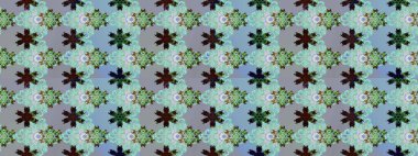 Raster deseni. Çiçekli çiçek deseni, suluboya. Süslü kumaş deseni.