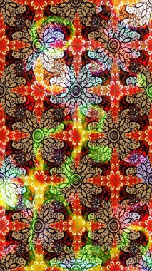 Düz Çiçek Elementleri Tasarımı. Şirin çiçek elementleri. Raster illüstrasyonu. Renkli Bahar Teması eskiz kalıbı. Çizim deseni Modaya uygun kumaş deseni.