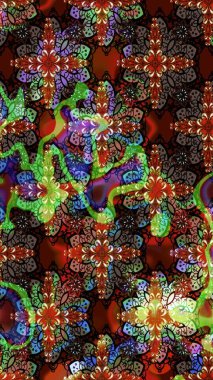 Çiçek arkaplanlı soyut zarafet eskiz deseni. Raster Güzel kumaş deseni.