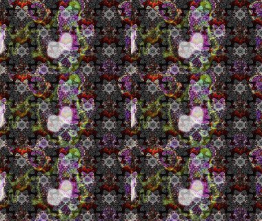 Sanat, çiçek tarzına ilham verir ve arka plan bırakır. Raster deseni. Gri el çizimi desen. Karalama çiçekleri çizim deseni.