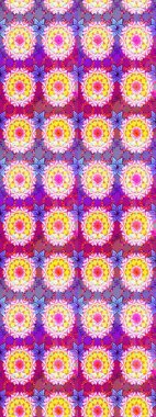 Çiçekli eskiz deseni. Tarafsız ve mor renkli çiçekler. Suluboya çizimi. El çizimi.