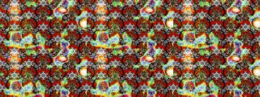 Küçük çiçekli yay deseni çiz. Raster illüstrasyonu. Suluboya tarzında gri ve kırmızı renkler üzerine.