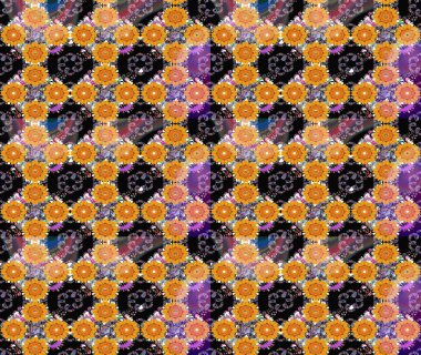 Renkli siyah çizim kalıbı. Tekstil ve kapak tasarımı için mükemmel. Doodle tarzı. Siyah renkli çiçekler. Elle çizilmiş sonbahar çiçeği deseni..