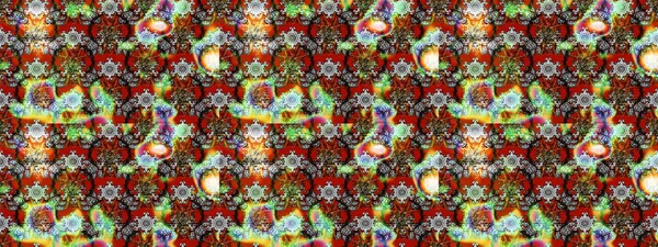 Küçük çiçekli yay deseni çiz. Raster illüstrasyonu. Suluboya tarzında gri ve kırmızı renkler üzerine.