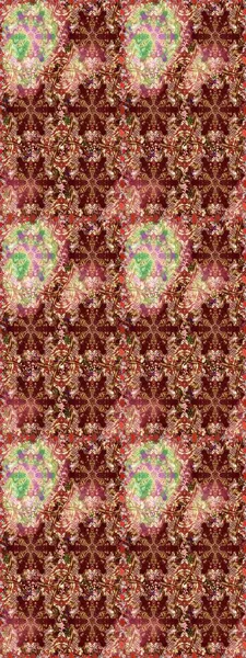 Klasik klasik klasik arka plan. Geleneksel oryantasyon süsü. Kusursuz klasik raster kahverengi ve altın desenli.