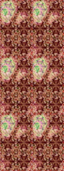 Klasik klasik klasik arka plan. Geleneksel oryantasyon süsü. Kusursuz klasik raster kahverengi ve altın desenli.