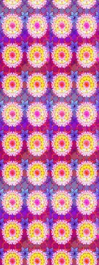 Çiçekli eskiz deseni. Tarafsız ve mor renkli çiçekler. Suluboya çizimi. El çizimi.