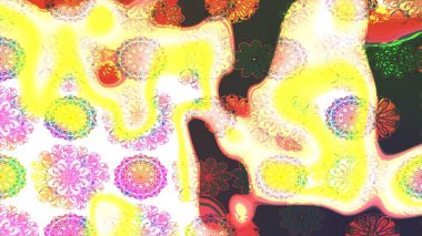 Yapraklı çizim şekli. Tekstil için figür. Davetiye ve kartpostal tasarımı için dekoratif çiçek unsurları. Poster ya da kapak için arka plan. Sevimli zarif çiçekler Raster illüstrasyonu.