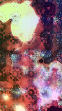 Kahverengi renkli çiçekler. Çiçek desenli eskiz. Tişört baskısı için çiçek boyama rasteriName.