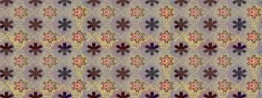 Renkli Bahar Teması eskiz kalıbı. Gri ve bej renkli çiçekler. Düz Çiçek Elementleri Tasarımı. Güzel çiçek deseni..