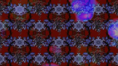 Raster güzel kumaş deseni çiziyor. Düz Çiçek Elementleri Tasarımı. Renkli Bahar Teması eskiz kalıbı. Çiçek deseni.