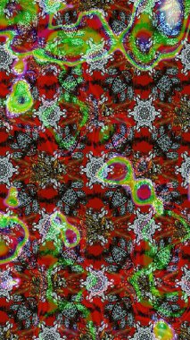 Çiçek desenli eskiz. Gömlek baskısı için çiçek boyası. Renkli çiçekler.