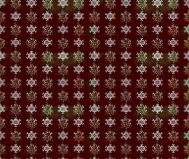 Kahverengi renkli çiçekler. Asya tekstil tarzında. Raster illüstrasyonu. Raster illüstrasyonu. Çiçek desenini çiz.