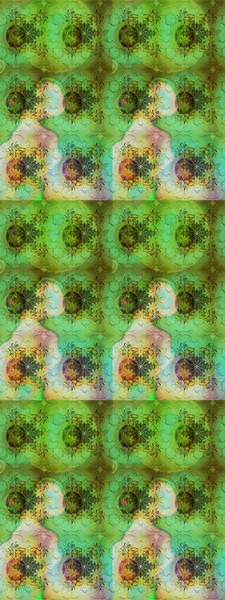 Küçük çiçekteki sevimli çiçek deseni. Raster deseni. Yumuşak, yeşil renkli yaz çiçekleri. Raster illüstrasyonu.