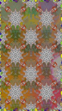 Doğum günü kartı ya da düğün davetiyesi. Suluboya çiçek buketi. Raster illüstrasyonu. Çiçek arkaplan. Çiçekli tebrik kartı. Kahverengi ve gri renklerde.